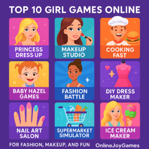 Top 10 Girl Games Online for Fashion, Makeup, and Fun